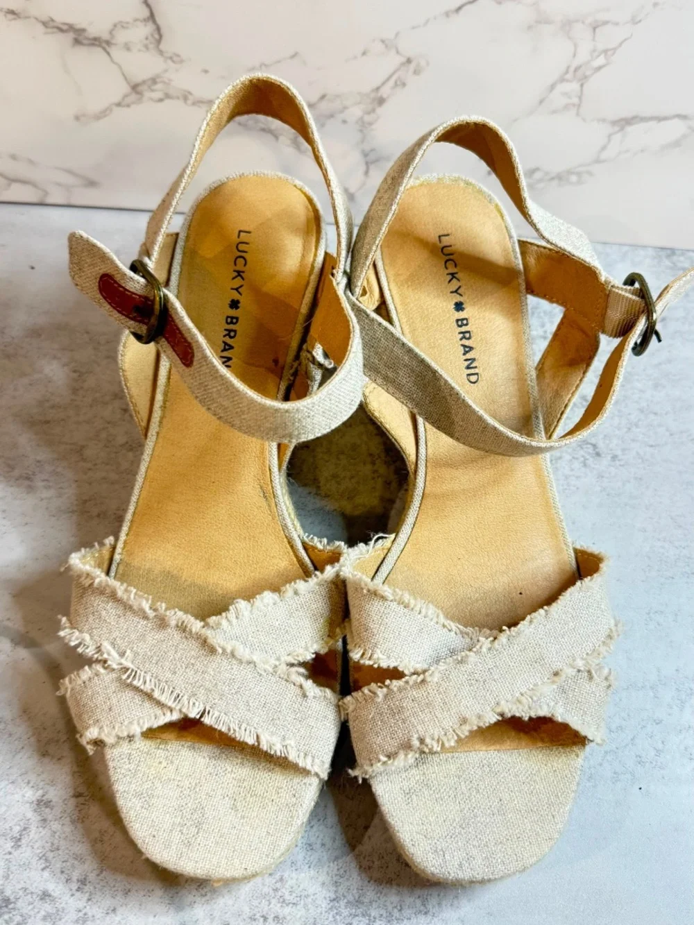 Lucky Brand Linen Espadrille